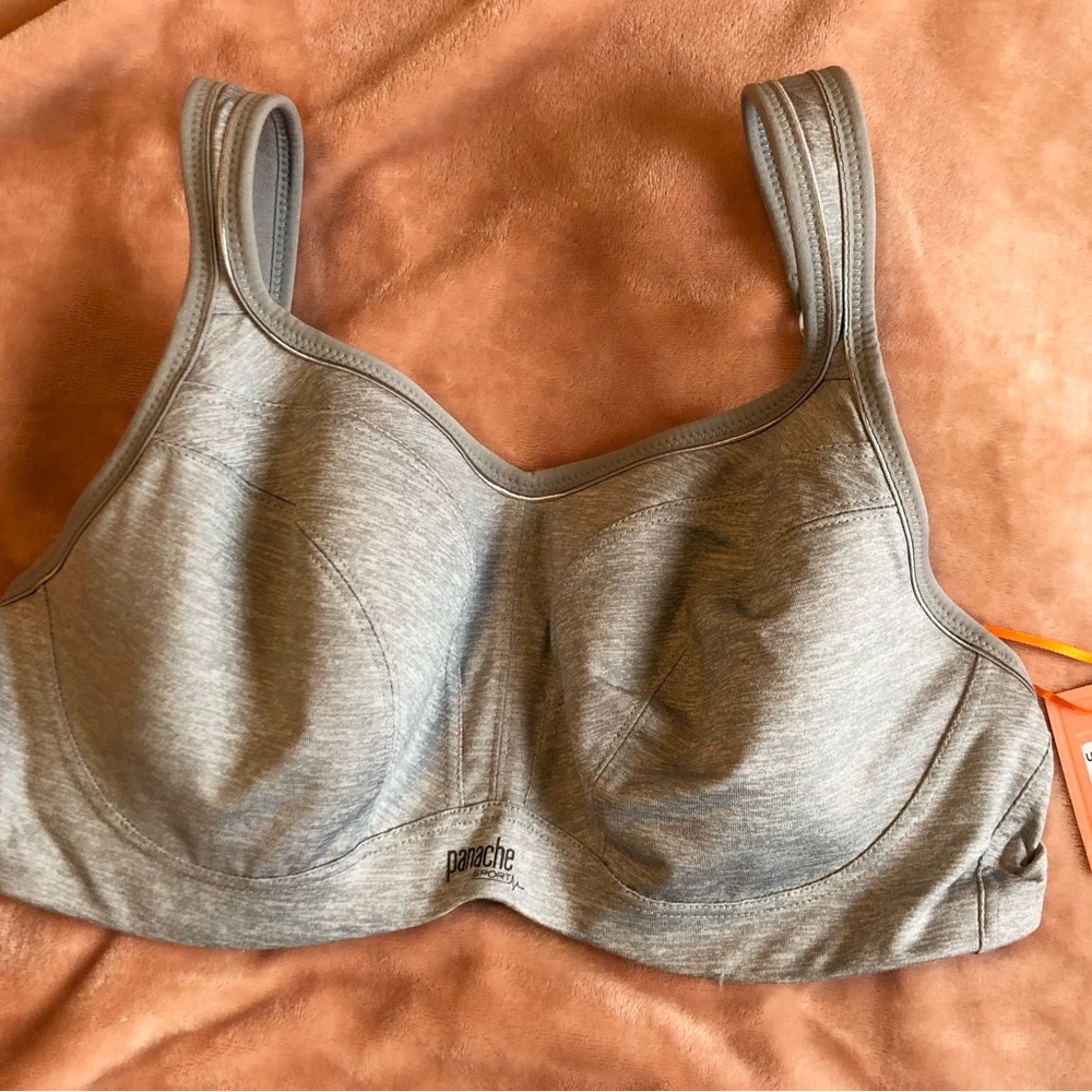 Grey Panache High Impact Underwire Sports Bra 34E